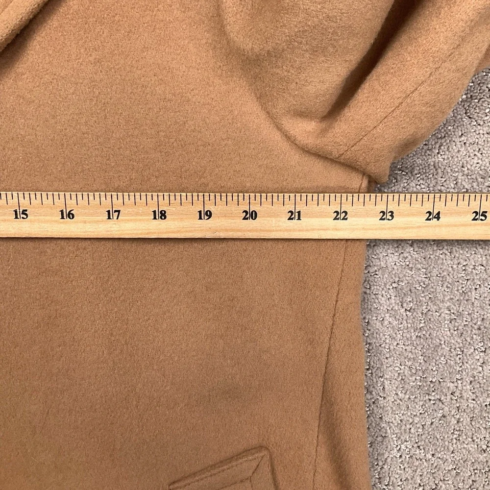 London Fog Overcoat Mens 42R Camel Tan Traditional Preppy‎ Wool Academia VTG USA